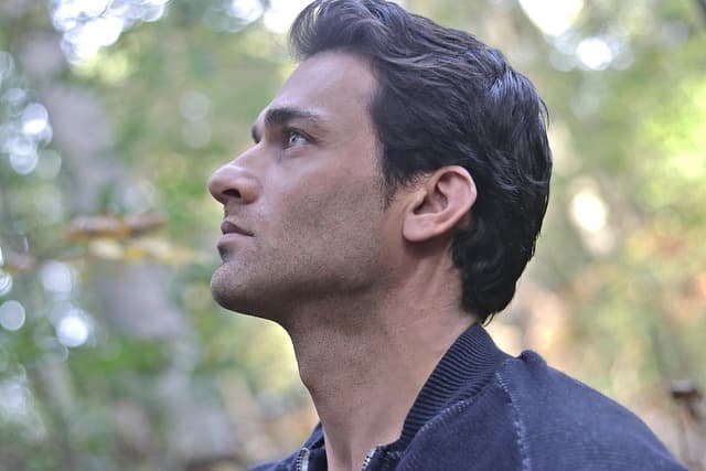 man sideview