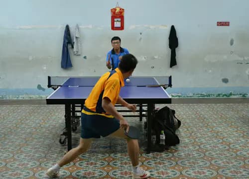 ping pong players