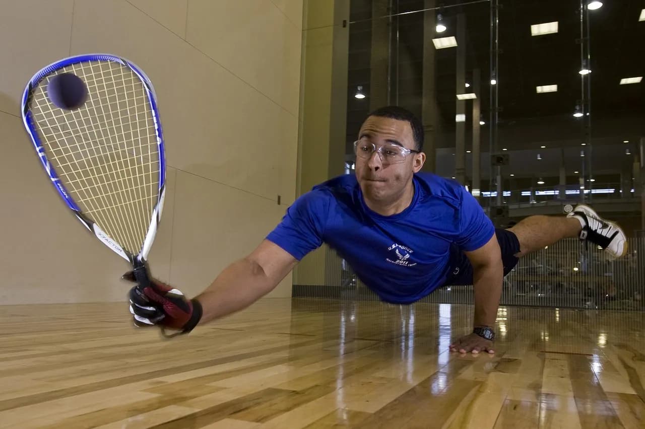 racquetball player