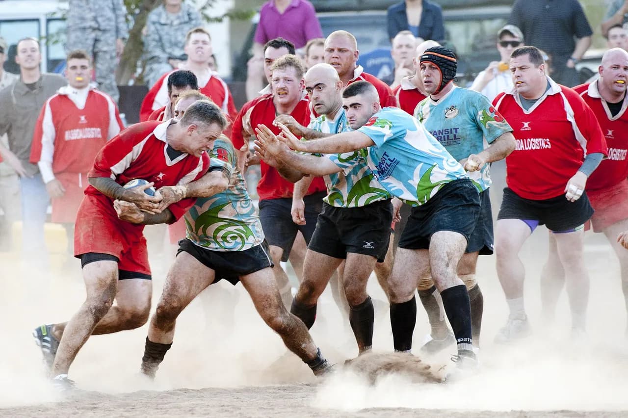 rugby players
