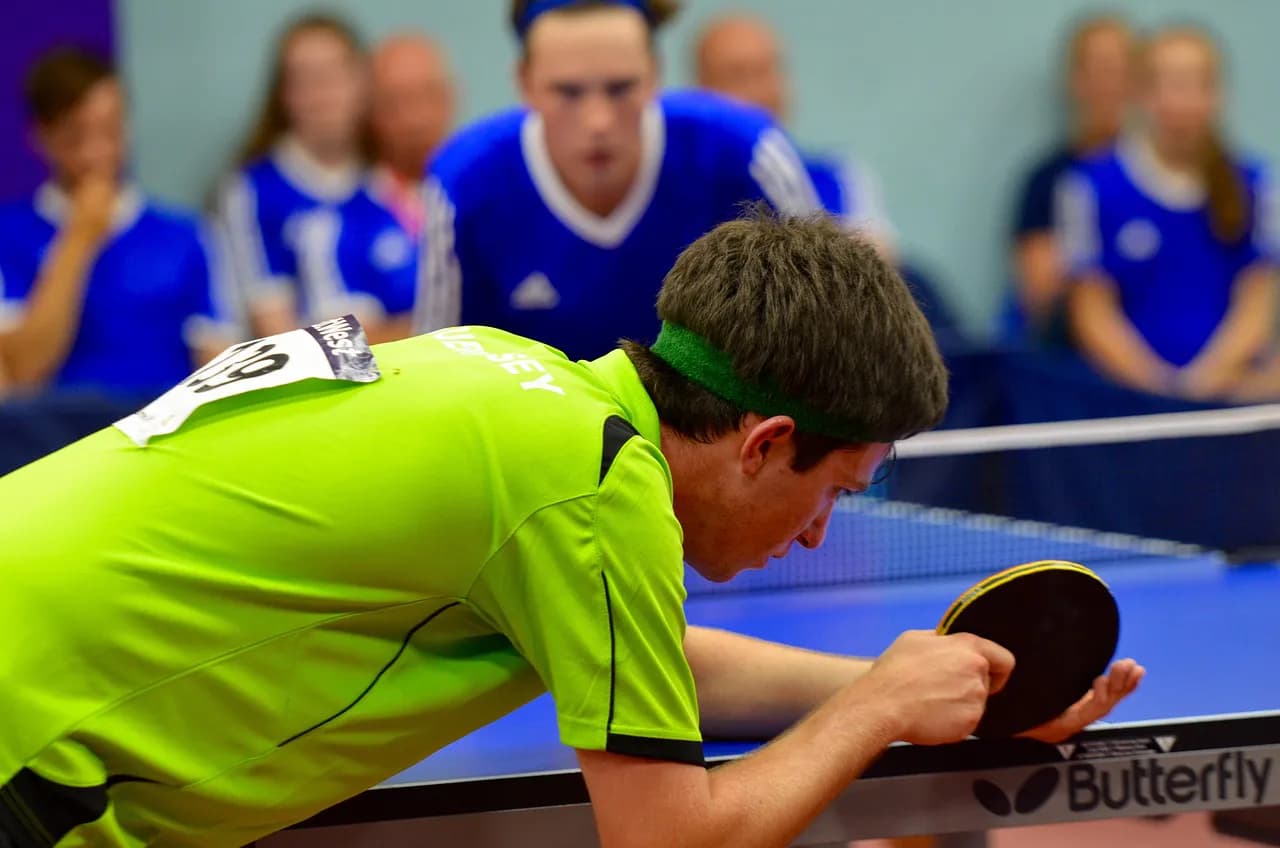 ping pong players